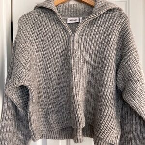 Half zip sweater